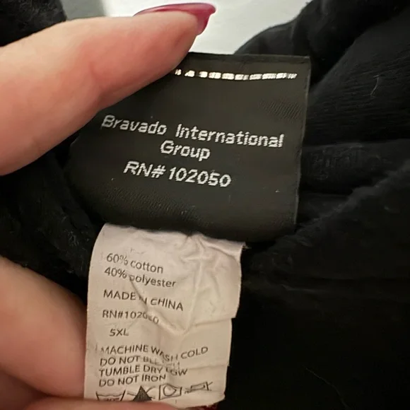 Napoleon Harley-Davidson Black and White Logo Hoodie - Picture 5 of 5